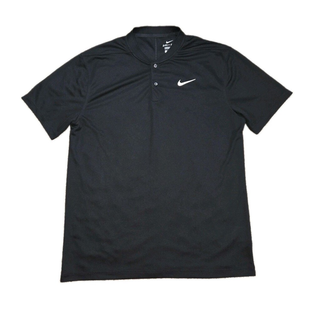 Nike Dri-FIT Victory Blade Golf Polo Mens Medium Black BV6235-010